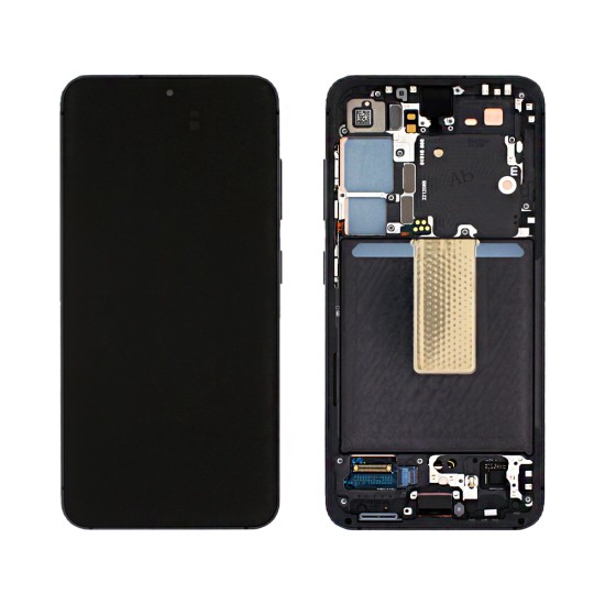 Touch+Display+Frame Samsung Galaxy S23 5g 2023/S911 Service Pack Preto